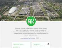 Tablet Screenshot of madeinmk.com